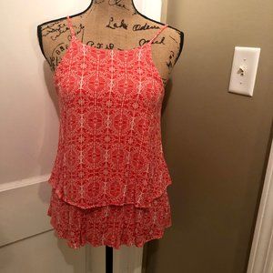 Orange Spaghetti Strap Shirt